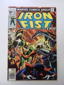 Iron Fist #15 (1977) VG condition