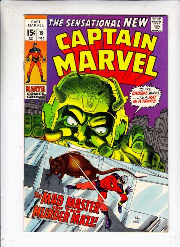 Captain Marvel #19 (Dec-69) VF/NM High-Grade Captain Marvel