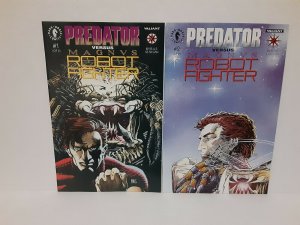 PREDATOR VS. ROBOT FIGHTER #1 AND #2 - FREE SHIPPING