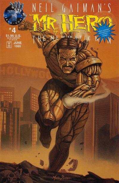 Neil Gaiman's Mr. Hero - The Newmatic Man (1995 series) #4, NM (Stock ph...