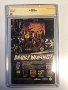 Icon (1993) #1 (CGC 9.2 SS WP) Signed & Sketch Denys Cowan| DC / Milestone