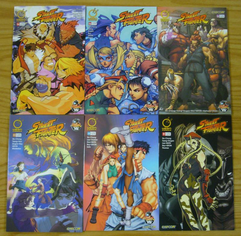 Street Fighter #1-14 VF/NM complete series - image comics/udon - A variants set