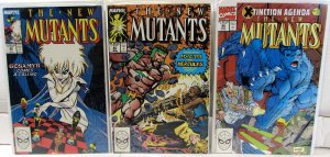 New Mutants Lot 3 #68, 81, 96 1988 Marvel 8.0 VF Gosamyr Hercules Beast Cable