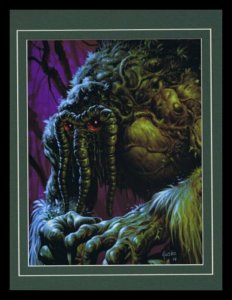 Man Thing Framed 11x14 Marvel Masterpieces Poster Display 