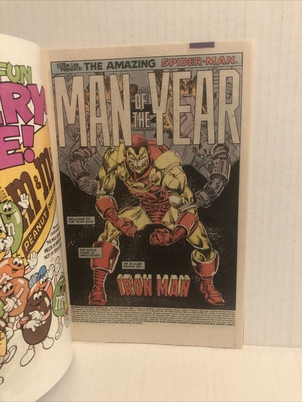 Amazing Spiderman Annual #20 Iron Man 2020 App