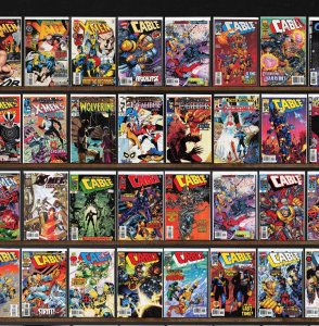 Huge Lot 150+ Comics with Cable, Excalibur, Marvel Comics Presents & More!