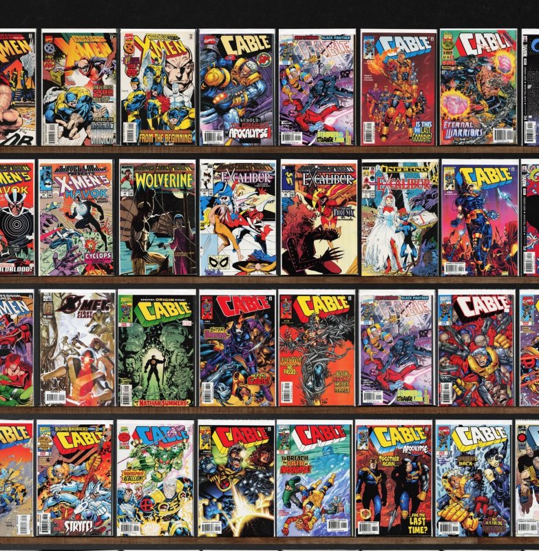 Huge Lot 150+ Comics with Cable, Excalibur, Marvel Comics Presents & More!