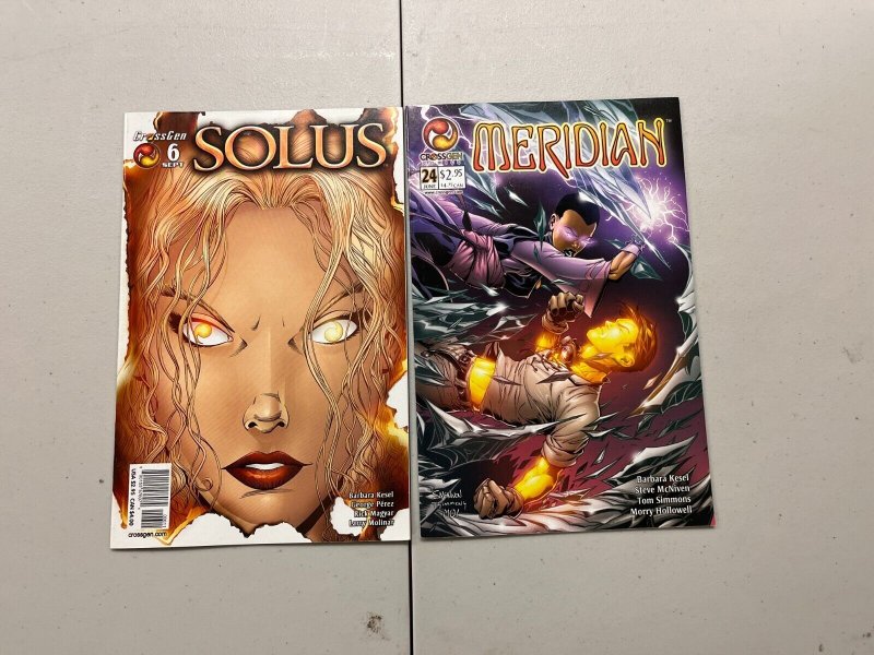 6 Crossgen Comics Ruse #24 Solus #6 Meridian #15 21 23 24 84 JW12