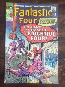 Fantastic Four 36 1st app Medusa & Frightful Four *comic incomplete*