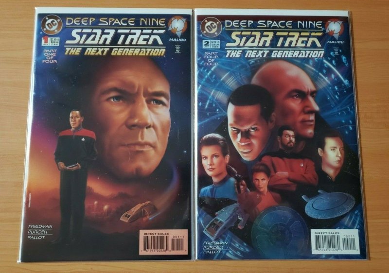 Star Trek The Next Generation / Deep Space Nine 1-2 Complete Set Run! ~ NM ~