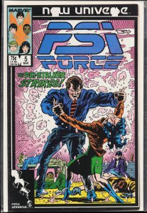 Psi-Force #5 Direct Edition (1987) Psi-Force