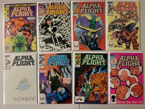 Marvel Alpha Flight Log: #2-50 + 1 Annual 44 Different Avg 7.0 (1983-87)