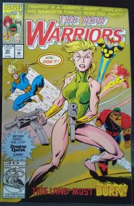 The New Warriors #30 1992 Marvel Comics Comic Book