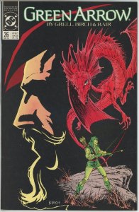 Green Arrow #26 (1987) - 9.6 NM+ *Wild Hunt* Poster Included 