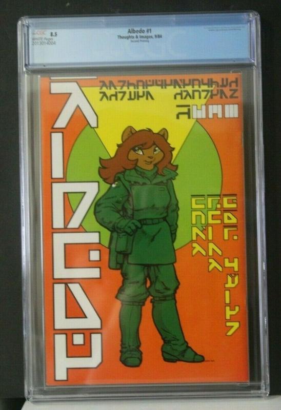 ALBEDO ANTHROPOMORPHICS #1 CGC 8.5 Graded Thoughts & Images 1984 Sakai Gallacci