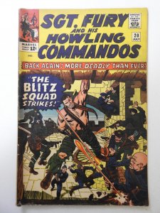 Sgt. Fury #20  (1965) VG- Condition! Moisture stain