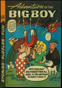 ADVENTURES OF THE BIG BOY #234-BIZARRE COVER VF