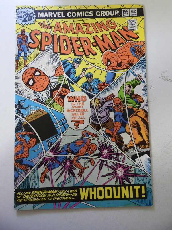 The Amazing Spider-Man #155 (1976) VG Condition moisture stains