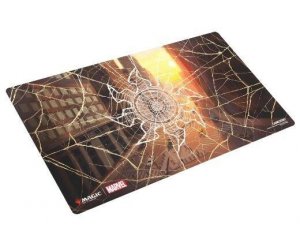 MTG Marvel's Spider-Man Shiny Playmat Spider-man Plains By Gamegenic