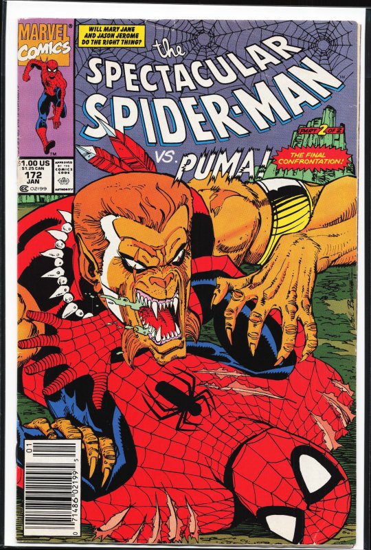 The Spectacular Spider-Man #172 (1991) Spider-Man