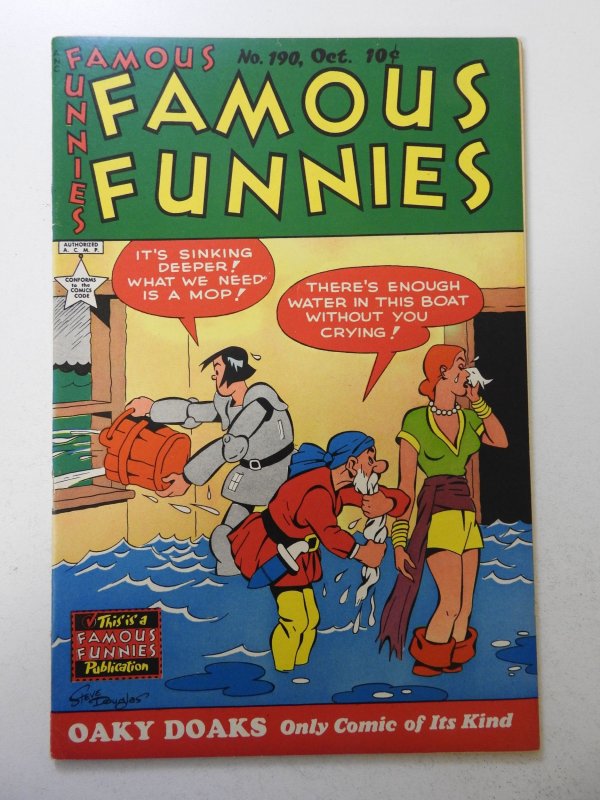 Famous Funnies #190 (1950) GD+ Condition cover detached