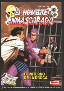 EL Hombre Enmascarado #21 1988-Colosus-Magazine format-Color interior-Spanish...