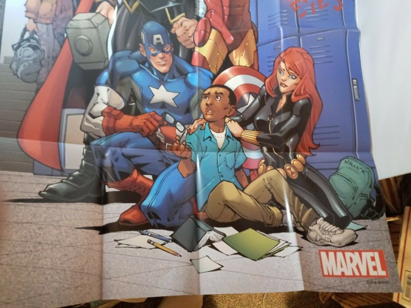 Giant Avengers Assemble Promo Poster 36 x 23 Folded 2014 Marvel