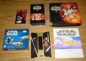 Star Wars: Episode I Widescreen Video Collector's Edition CIB + calendar