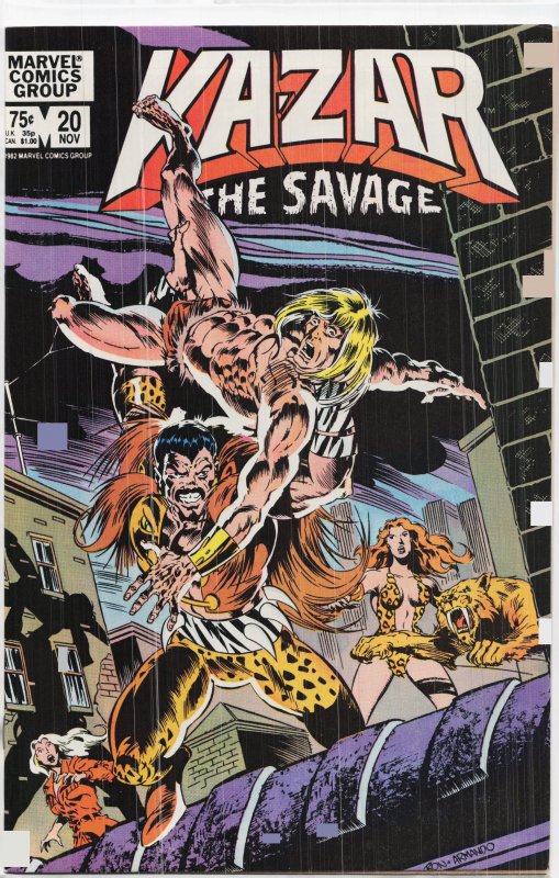 Ka-Zar the Savage #20 (1982) Ka-Zar