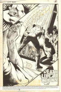 Secret Origins #15 p.2 - 'Death Like a Crown' Title Splash - 1987 Kevin Maguire