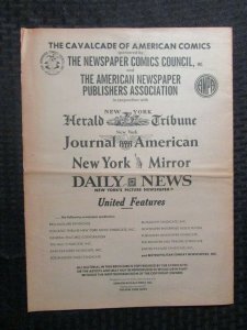 1965 CAVALCADE OF AMERICAN COMICS 1st Ed. VG+ 4.5 Peanuts Mandrake 16pgs