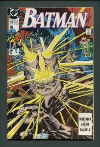 Batman #443 #444 (Crimesmith SET) 9.4 NM  January 1990