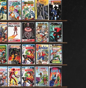 Huge Lot 130+ Comics with The Uncanny X-Men, Robo Hunter & More!