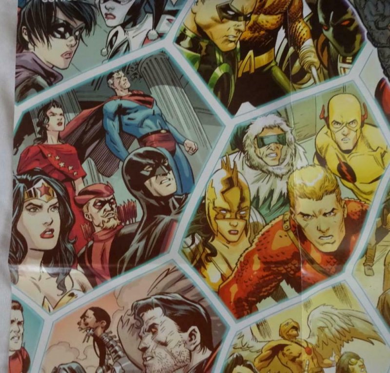 CONVERGENCE Promo Poster , 22 x 34, 2015 ,DC,  Unused more in our store 106