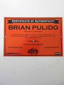 Lady Death Dreams #1 Bunny Edition NM- Condition! Signed W/ COA!