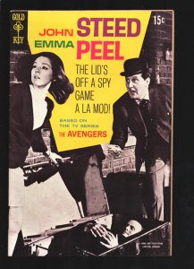 Avengers #1 1968-Gold Key-1st issue-Diana Rigg-Patrick Macnee-TV series-Based...