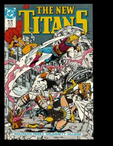 Lot Of 12 New Titans DC Comics # 56 57 58 59 60 61 63 64 65 66 67 68 Batman JF7