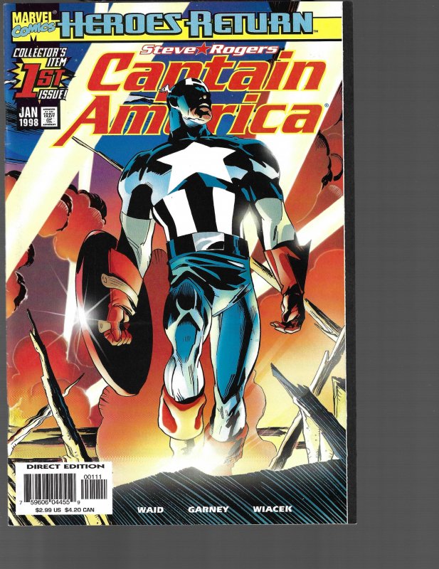 Captain America #1 (Marvel, 1998) NM