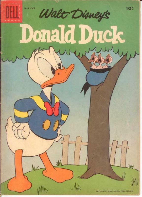 DONALD DUCK 55 VG Sept.-Oct. 1957 COMICS BOOK