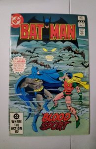 Batman #349 Direct Edition (1982) 6.0 needs a clean and press