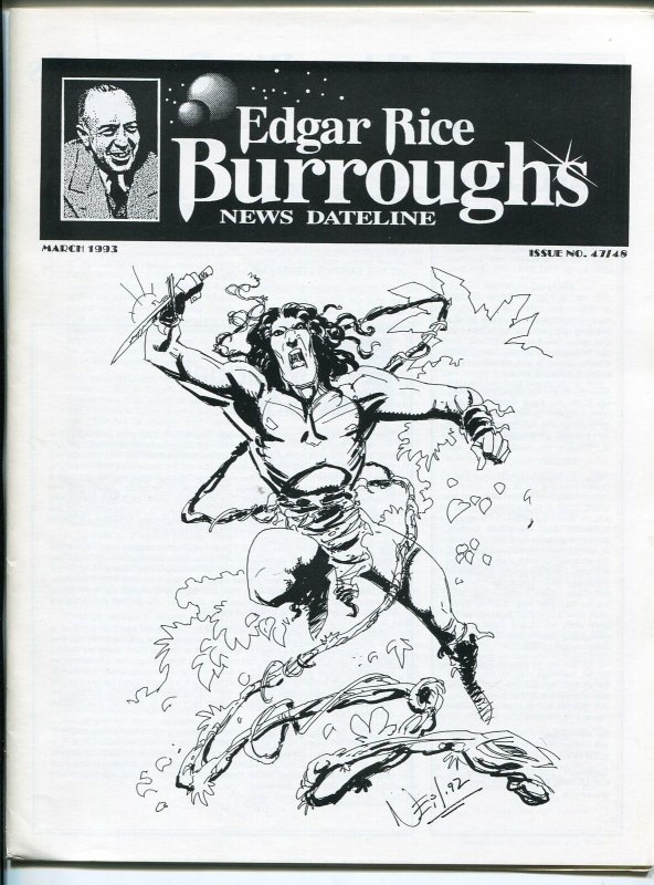 Edgar Rice Burroughs News Dateline #48/49 1993-Tarzan-comics-books-pulps-VF