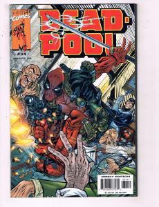 Deadpool # 34 NM 1st Print Marvel Comic Book Cable X-Force Ryan Reynolds BN3