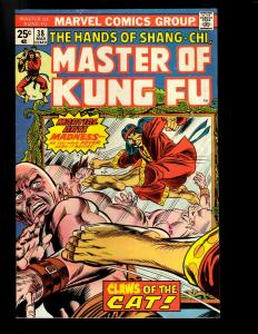 10 Master of Kung Fu Marvel Comics # 28 32 37 38 39 40 41 42 43 44  WS6