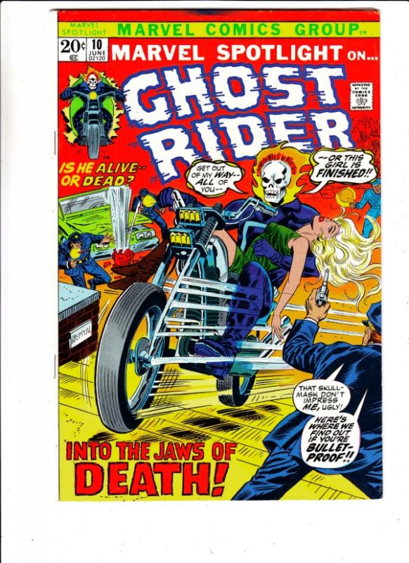 Marvel Spotlight on Ghost Rider #10 (Jun-73) NM- High-Grade Ghost Rider