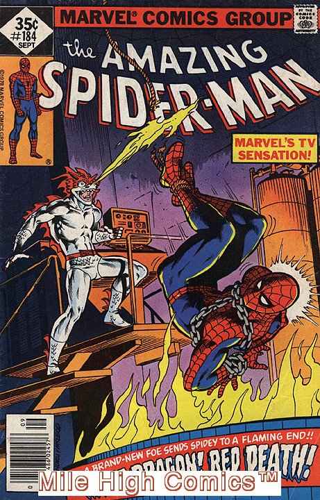 SPIDER-MAN  (1963 Series) (AMAZING SPIDER-MAN)  #184 WHITMAN Good Comics