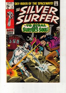 The Silver Surfer #9 (1969) High-Grade NM- 1st Flying Dutchman! COVELL CERTIF!