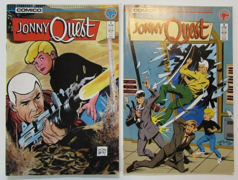 JONNY QUEST  #1  2  (1987) COMICO COMICS 9.0  VF / NM  COMIC BOOKS