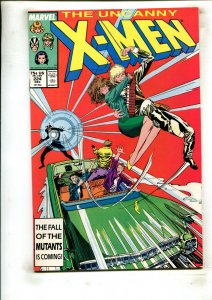 UNCANNY X-MEN #195 (9.2) IT WAS A DARK AND STORMY NIGHT!! 1985