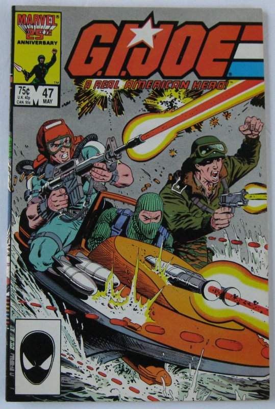 G.I. Joe, A Real American Hero #47 (May 1986, Marvel), VG-FN condition (5.0)