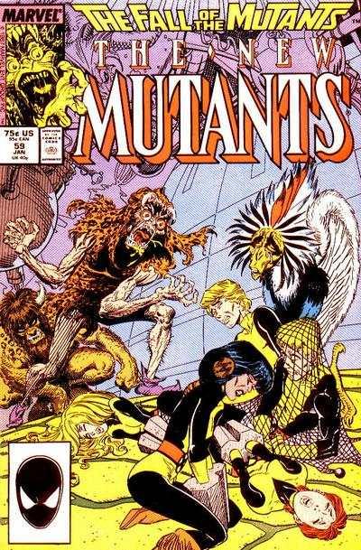 New Mutants (1983 series) #59, NM- (Stock photo)